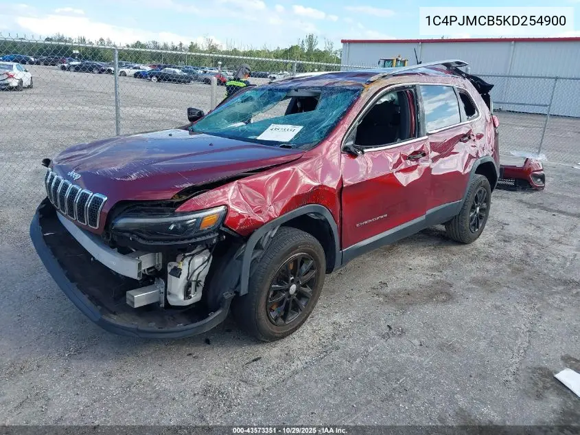 1C4PJMCB5KD254900 2019 Jeep Cherokee Latitude 4X4