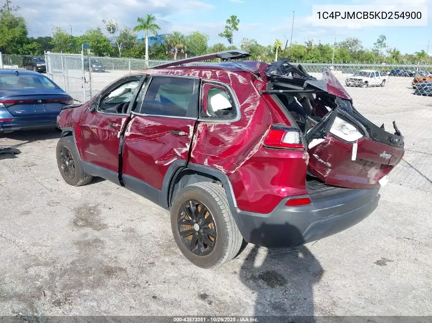 1C4PJMCB5KD254900 2019 Jeep Cherokee Latitude 4X4