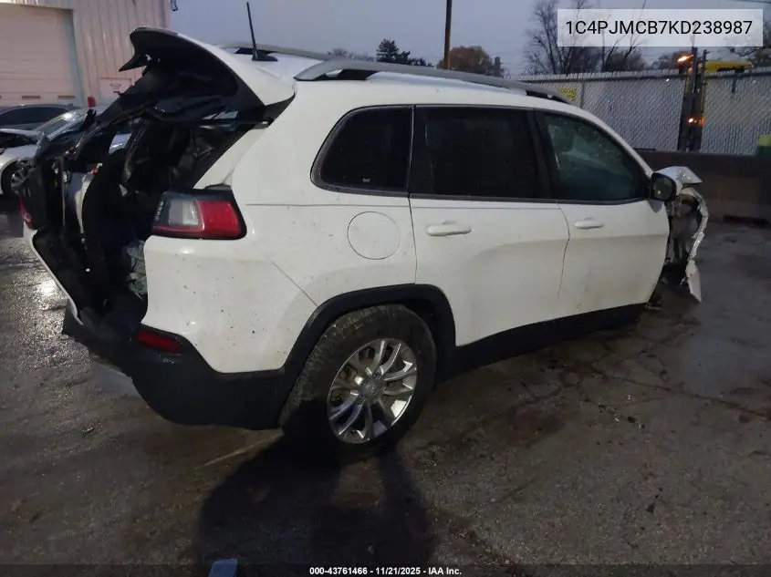1C4PJMCB7KD238987 2019 Jeep Cherokee Latitude 4X4