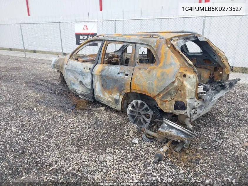 1C4PJMLB5KD273527 2019 Jeep Cherokee Latitude Plus 4X4