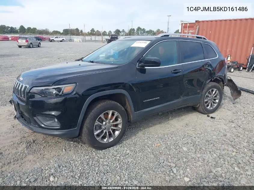 1C4PJMLB5KD161486 2019 Jeep Cherokee Latitude Plus 4X4