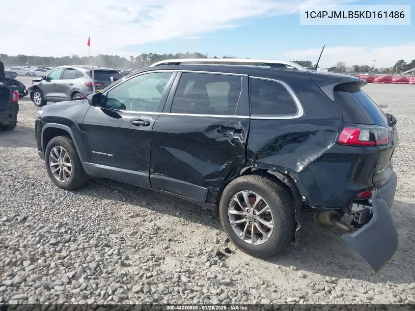 1C4PJMLB5KD161486 2019 Jeep Cherokee Latitude Plus 4X4