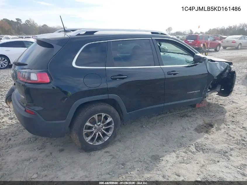 1C4PJMLB5KD161486 2019 Jeep Cherokee Latitude Plus 4X4