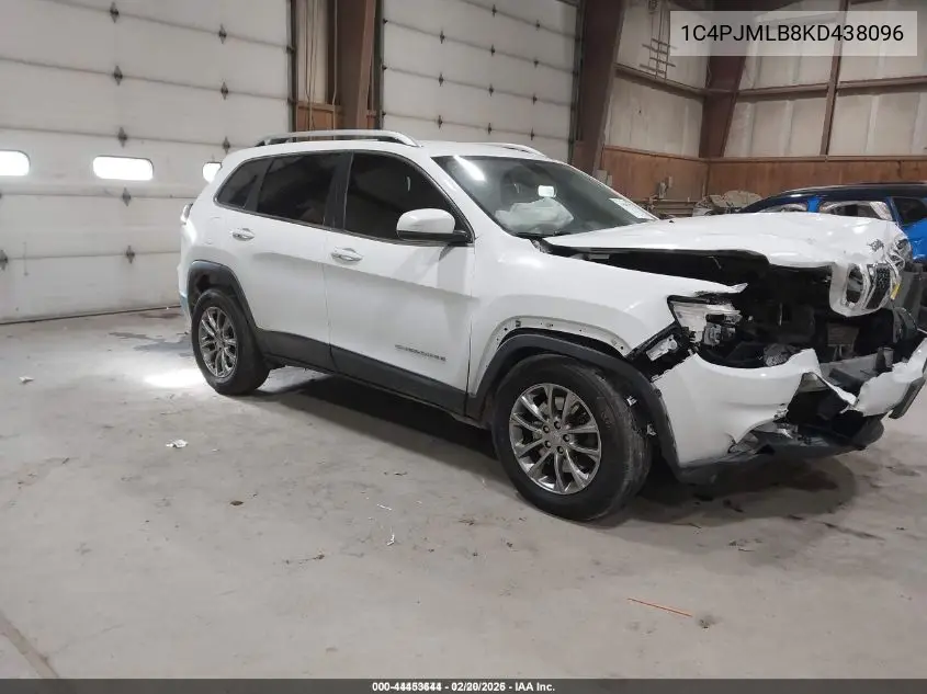 1C4PJMLB8KD438096 2019 Jeep Cherokee Latitude Plus 4X4