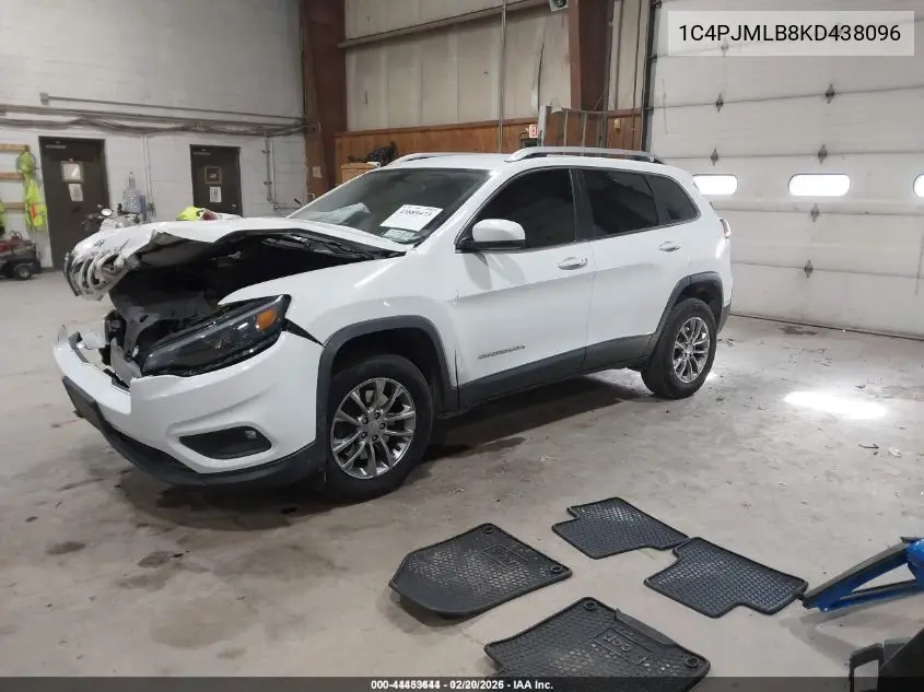 1C4PJMLB8KD438096 2019 Jeep Cherokee Latitude Plus 4X4