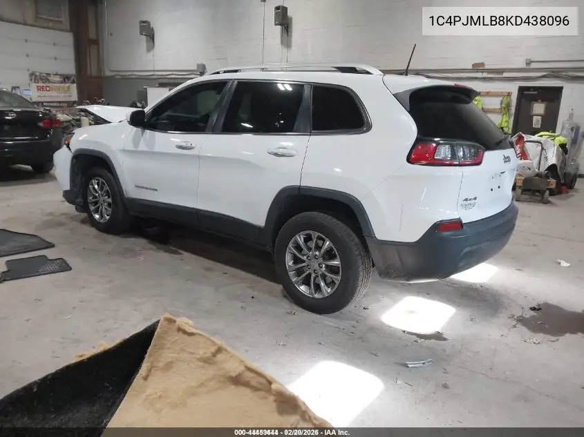 1C4PJMLB8KD438096 2019 Jeep Cherokee Latitude Plus 4X4