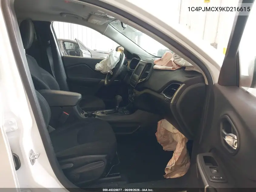 2019 Jeep Cherokee Latitude 4X4 VIN: 1C4PJMCX9KD216615 Lot: 45328877