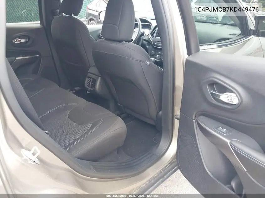 2019 Jeep Cherokee Latitude 4X4 VIN: 1C4PJMCB7KD449476 Lot: 45580996
