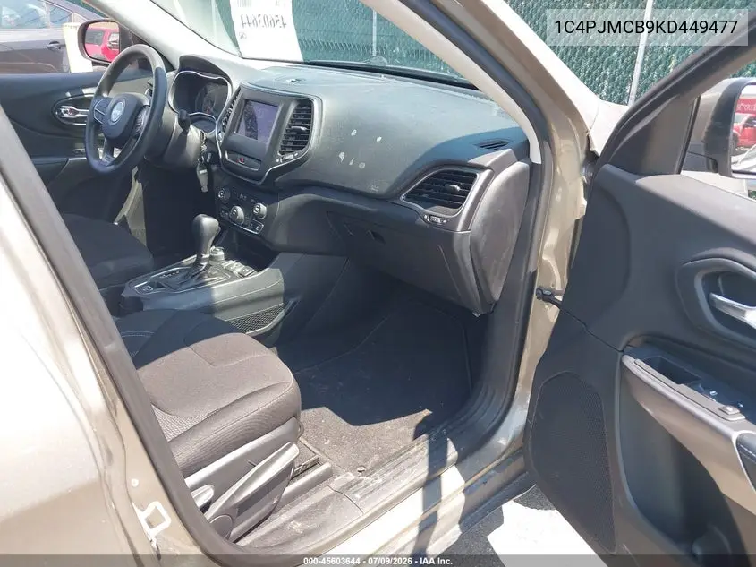 2019 Jeep Cherokee Latitude 4X4 VIN: 1C4PJMCB9KD449477 Lot: 45603644