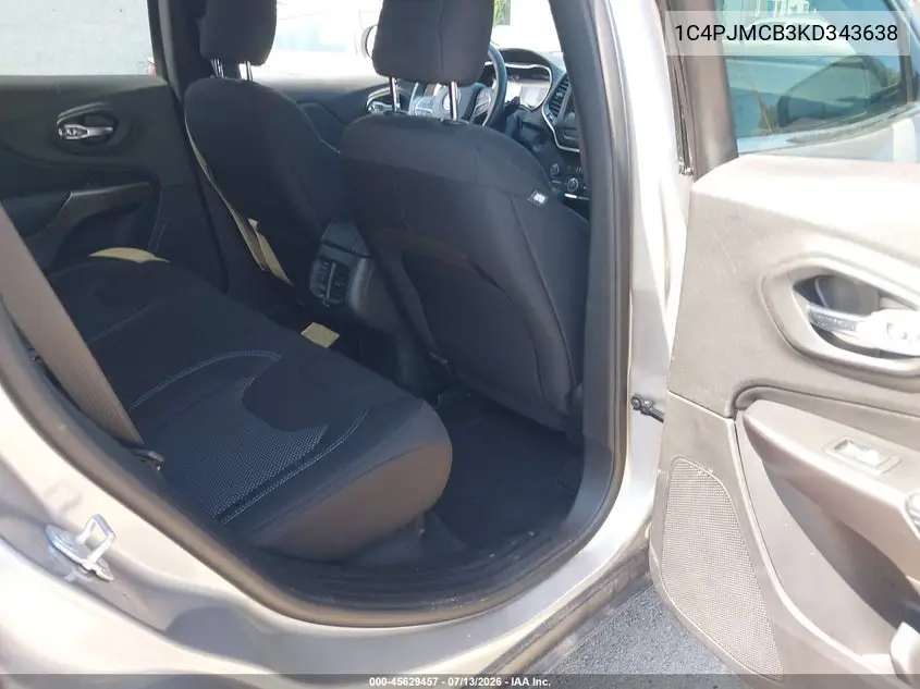 2019 Jeep Cherokee Latitude 4X4 VIN: 1C4PJMCB3KD343638 Lot: 45629457