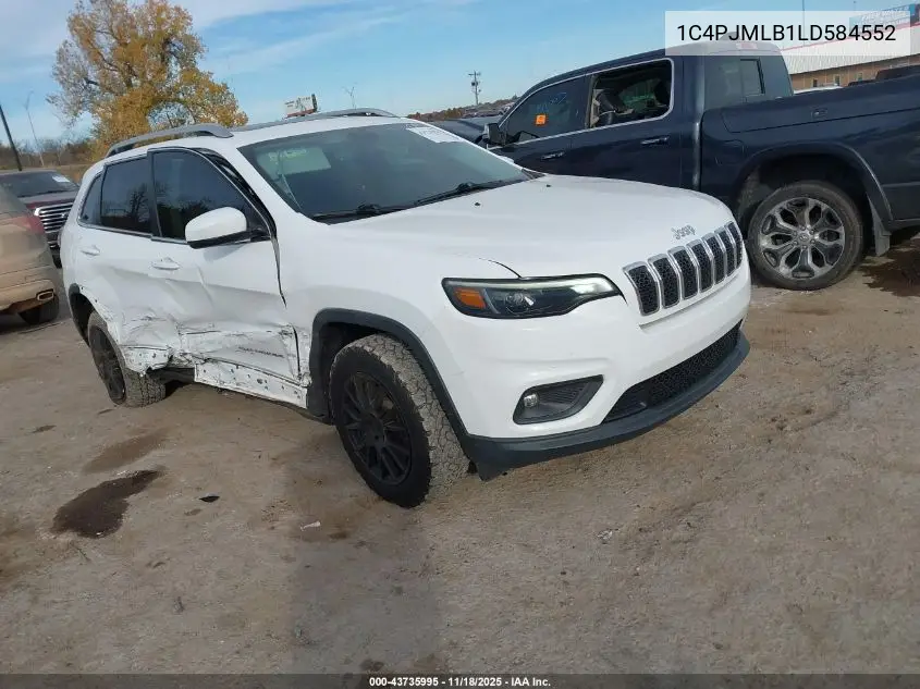 1C4PJMLB1LD584552 2020 Jeep Cherokee Latitude Plus 4X4