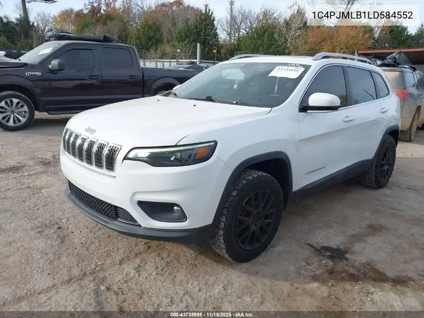 1C4PJMLB1LD584552 2020 Jeep Cherokee Latitude Plus 4X4
