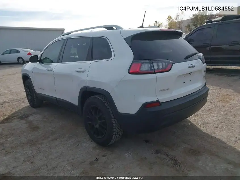 1C4PJMLB1LD584552 2020 Jeep Cherokee Latitude Plus 4X4