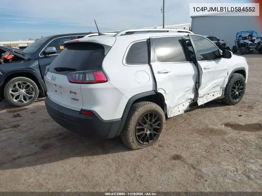 1C4PJMLB1LD584552 2020 Jeep Cherokee Latitude Plus 4X4