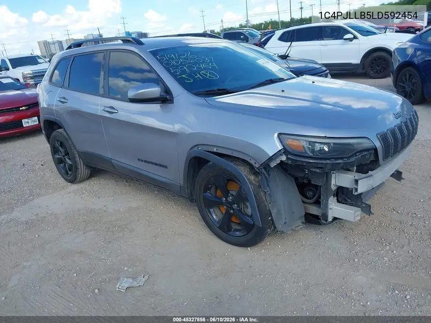 2020 Jeep Cherokee Altitude Fwd VIN: 1C4PJLLB5LD592454 Lot: 45327856