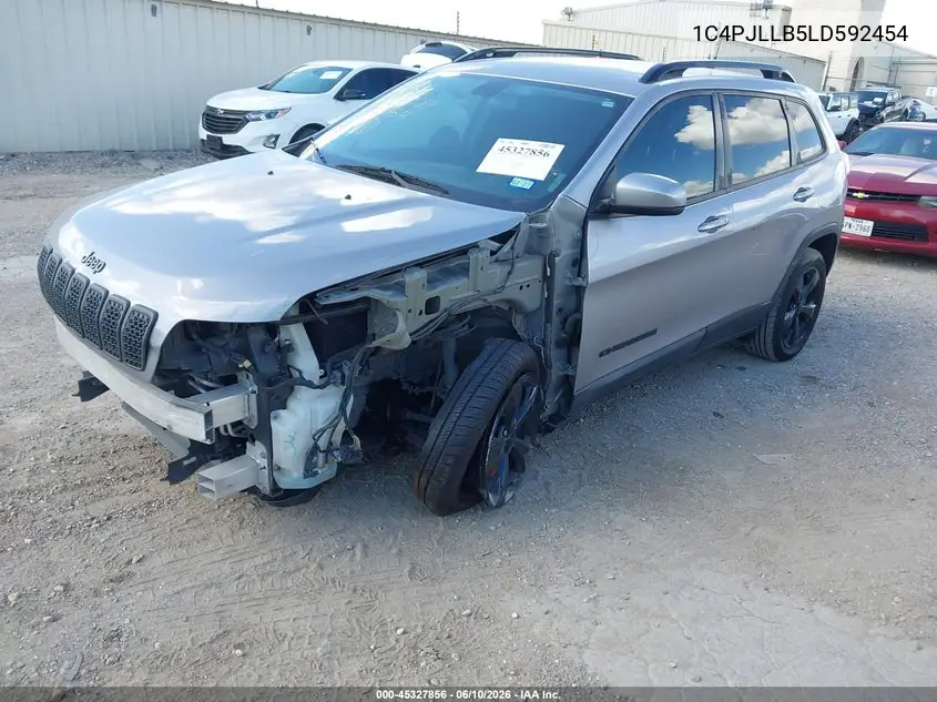 2020 Jeep Cherokee Altitude Fwd VIN: 1C4PJLLB5LD592454 Lot: 45327856