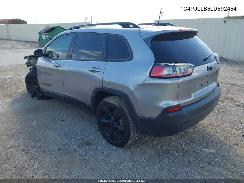 2020 Jeep Cherokee Altitude Fwd VIN: 1C4PJLLB5LD592454 Lot: 45327856