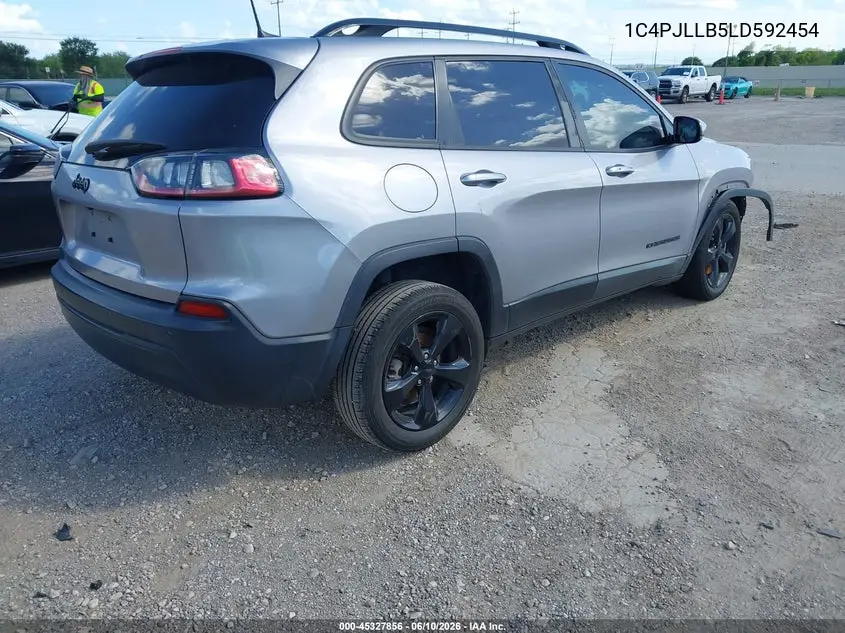 2020 Jeep Cherokee Altitude Fwd VIN: 1C4PJLLB5LD592454 Lot: 45327856