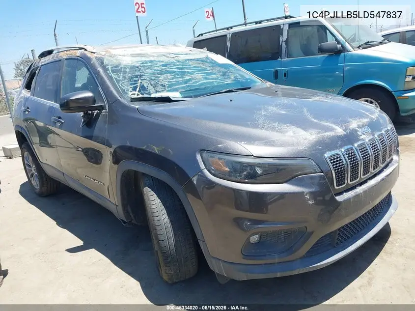 1C4PJLLB5LD547837 2020 Jeep Cherokee Latitude Plus Fwd