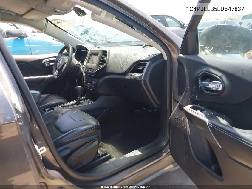 1C4PJLLB5LD547837 2020 Jeep Cherokee Latitude Plus Fwd