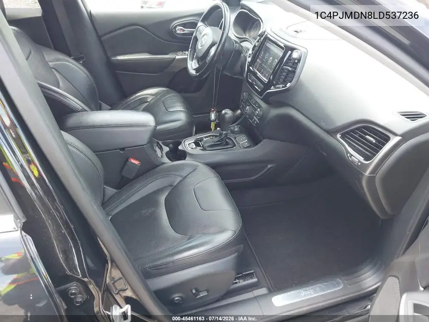 2020 Jeep Cherokee Limited 4X4 VIN: 1C4PJMDN8LD537236 Lot: 45461163