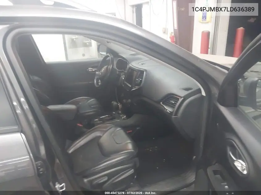 2020 Jeep Cherokee Trailhawk 4X4 VIN: 1C4PJMBX7LD636389 Lot: 45473276
