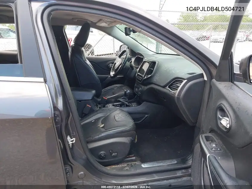 2020 Jeep Cherokee Limited Fwd VIN: 1C4PJLDB4LD504721 Lot: 45572118