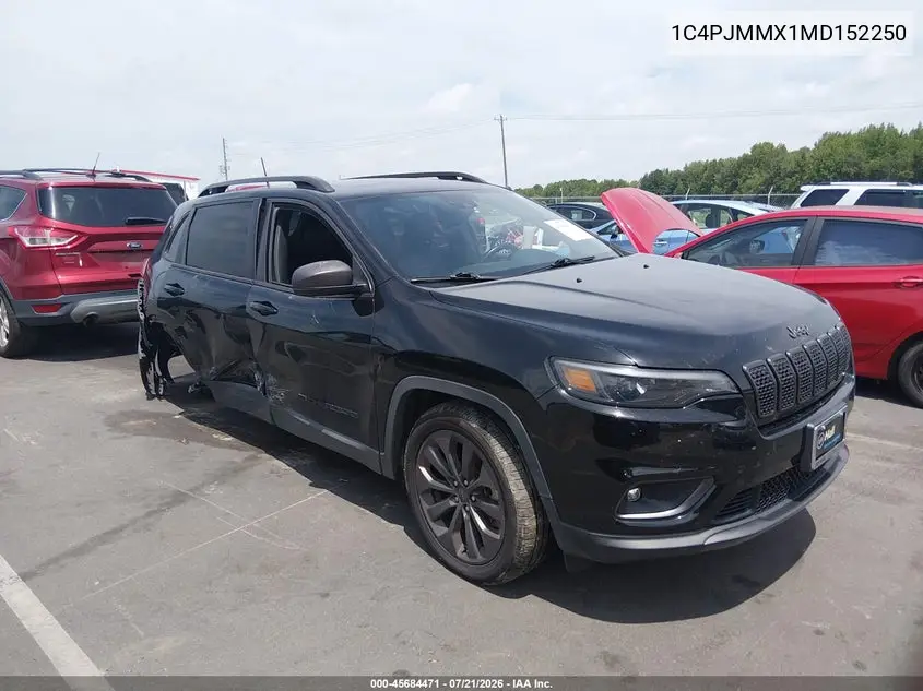 2021 Jeep Cherokee 80Th Anniversary 4X4 VIN: 1C4PJMMX1MD152250 Lot: 45684471