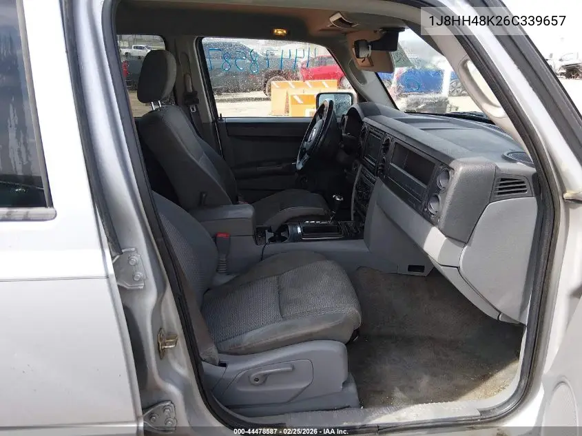 2006 Jeep Commander VIN: 1J8HH48K26C339657 Lot: 44478587