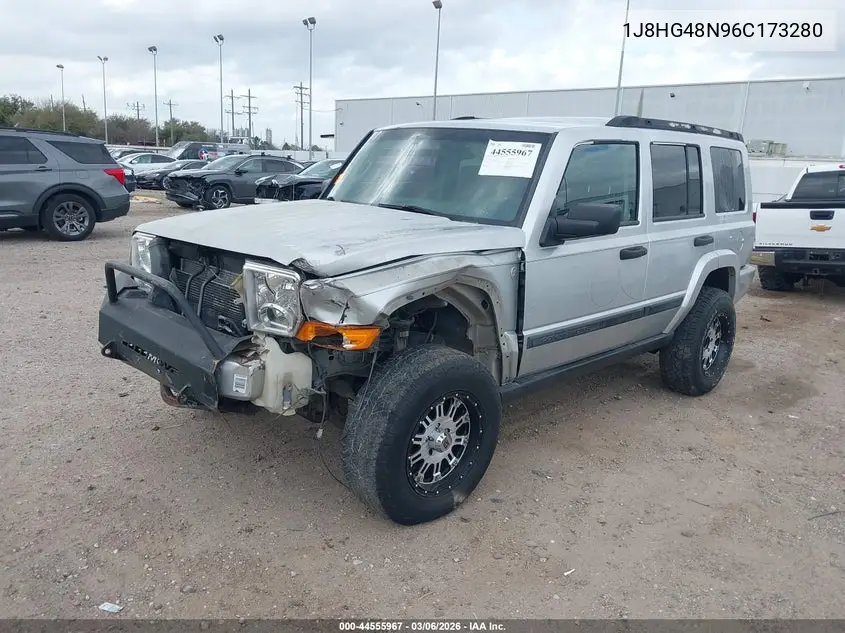 2006 Jeep Commander VIN: 1J8HG48N96C173280 Lot: 44555967