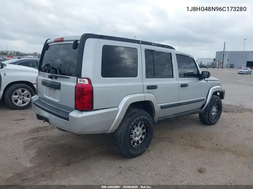 2006 Jeep Commander VIN: 1J8HG48N96C173280 Lot: 44555967