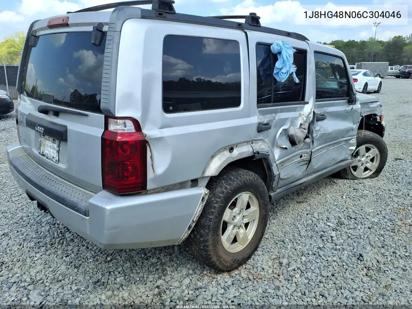 2006 Jeep Commander VIN: 1J8HG48N06C304046 Lot: 44679693
