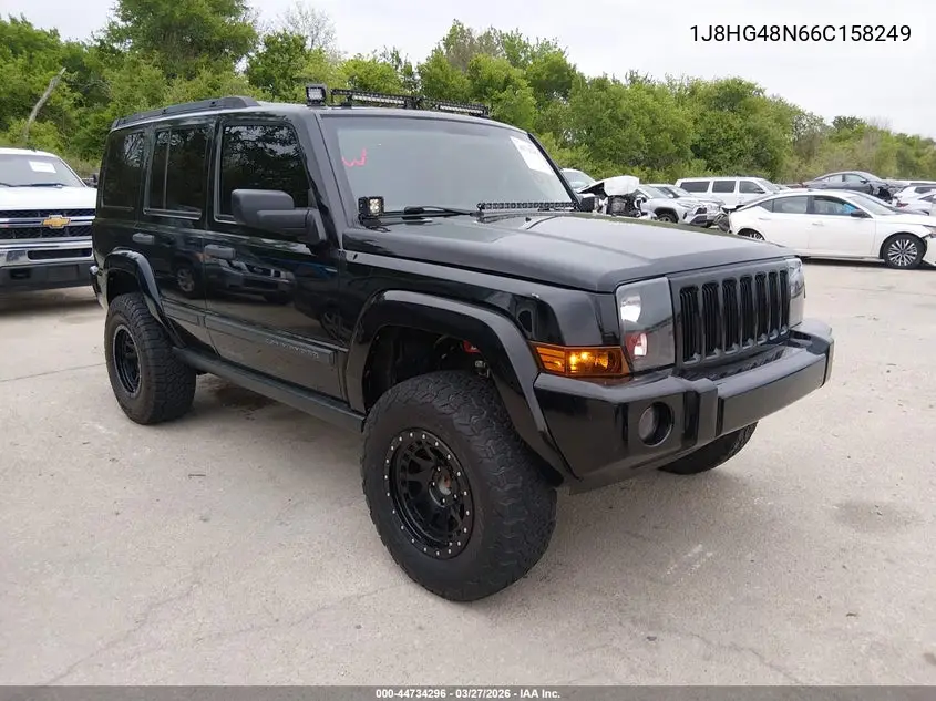 2006 Jeep Commander VIN: 1J8HG48N66C158249 Lot: 44734296