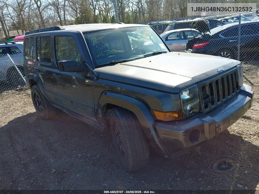 2006 Jeep Commander VIN: 1J8HG48N36C132532 Lot: 44825187