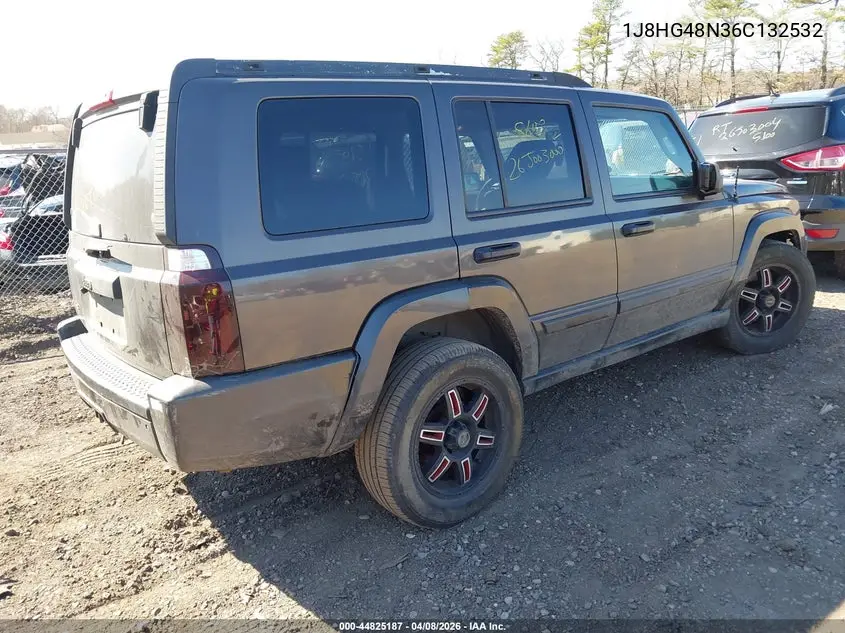 2006 Jeep Commander VIN: 1J8HG48N36C132532 Lot: 44825187