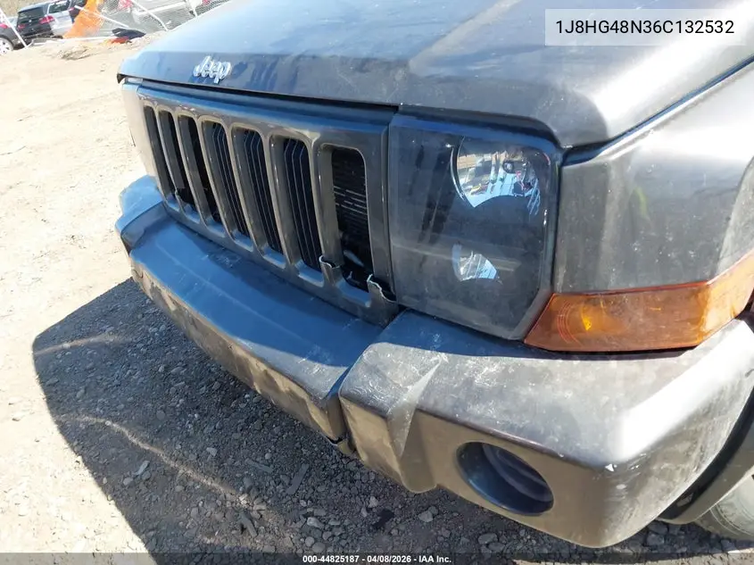 2006 Jeep Commander VIN: 1J8HG48N36C132532 Lot: 44825187