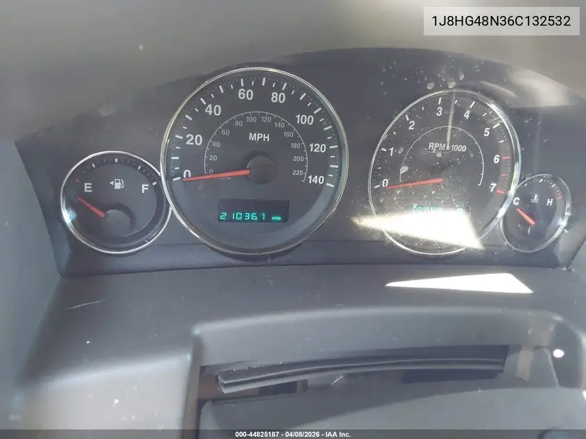 2006 Jeep Commander VIN: 1J8HG48N36C132532 Lot: 44825187