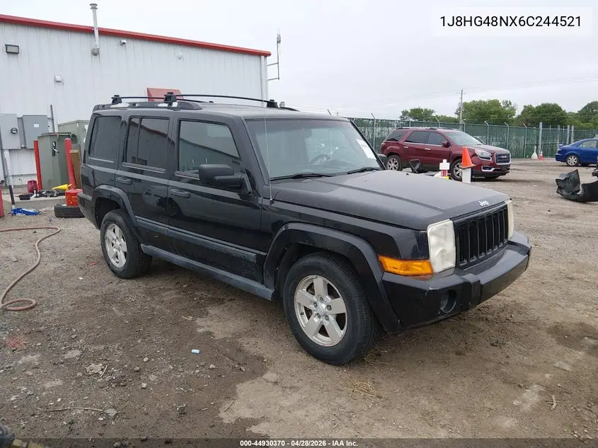 2006 Jeep Commander VIN: 1J8HG48NX6C244521 Lot: 44930370
