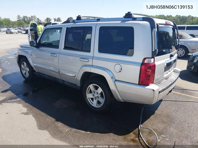 2006 Jeep Commander Limited VIN: 1J8HG58N06C139153 Lot: 44985457