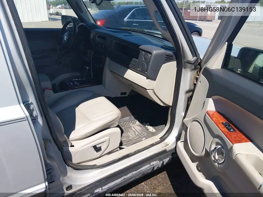 2006 Jeep Commander Limited VIN: 1J8HG58N06C139153 Lot: 44985457