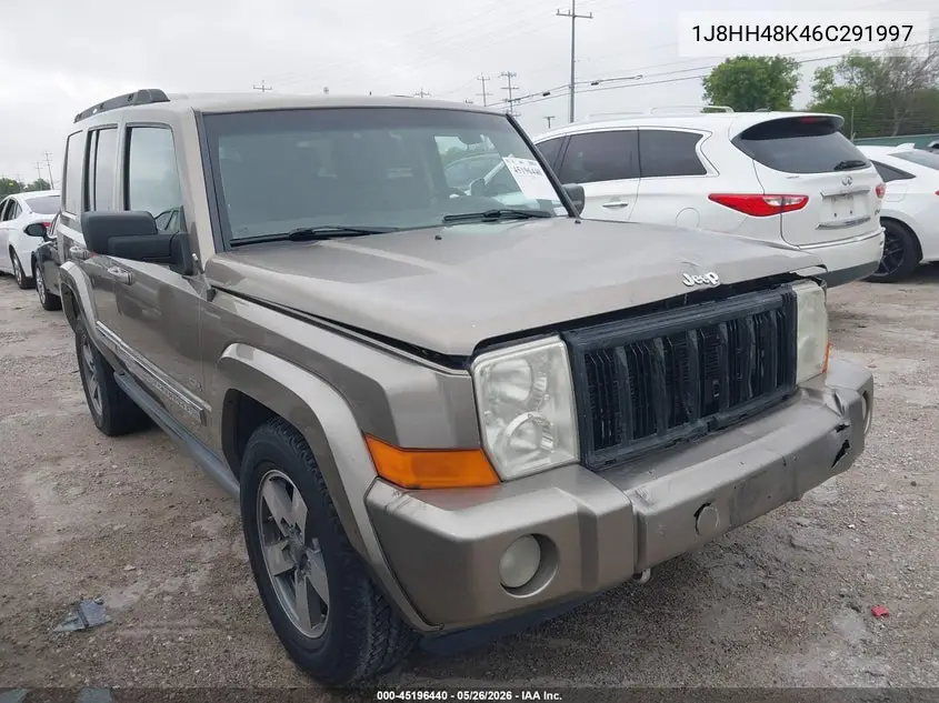 2006 Jeep Commander VIN: 1J8HH48K46C291997 Lot: 45196440