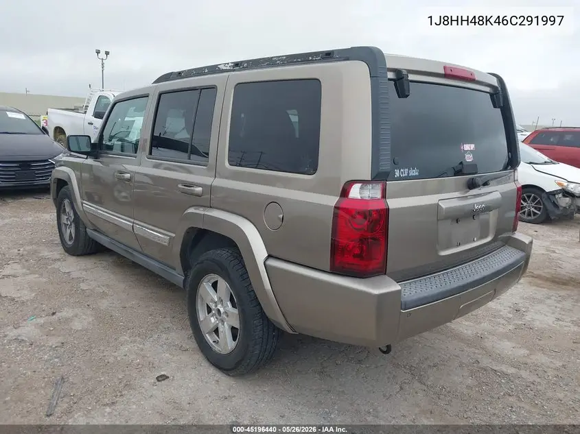 2006 Jeep Commander VIN: 1J8HH48K46C291997 Lot: 45196440