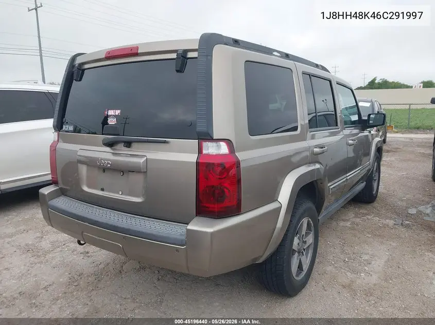 2006 Jeep Commander VIN: 1J8HH48K46C291997 Lot: 45196440