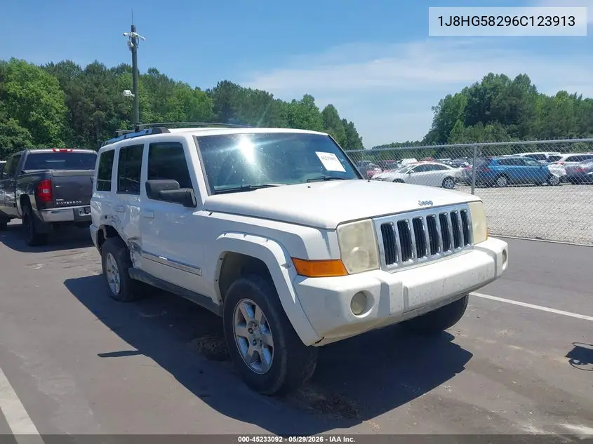 2006 Jeep Commander Limited VIN: 1J8HG58296C123913 Lot: 45233092