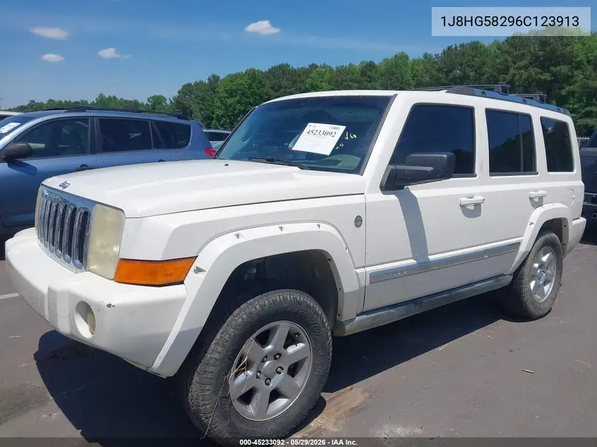 2006 Jeep Commander Limited VIN: 1J8HG58296C123913 Lot: 45233092