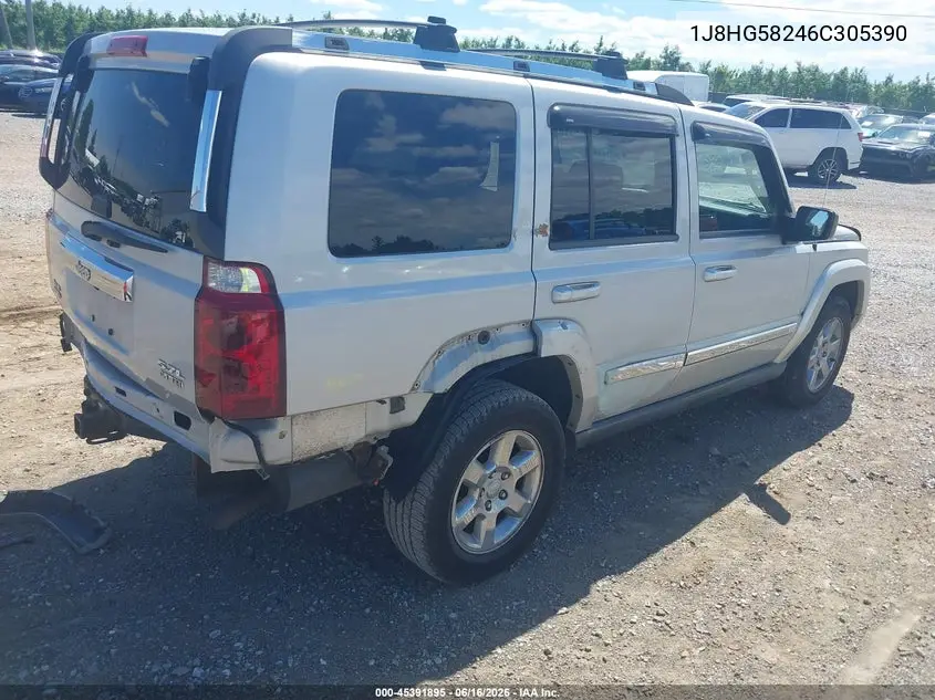 2006 Jeep Commander Limited VIN: 1J8HG58246C305390 Lot: 45391895