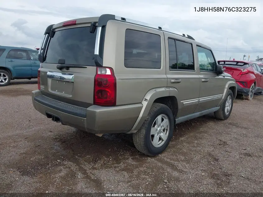 2006 Jeep Commander Limited VIN: 1J8HH58N76C323275 Lot: 45402387