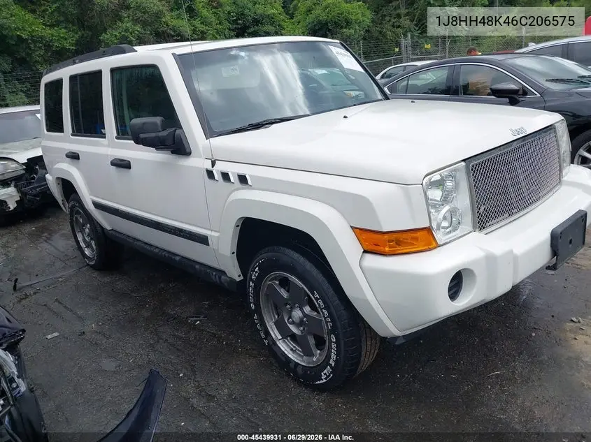 2006 Jeep Commander VIN: 1J8HH48K46C206575 Lot: 45439931