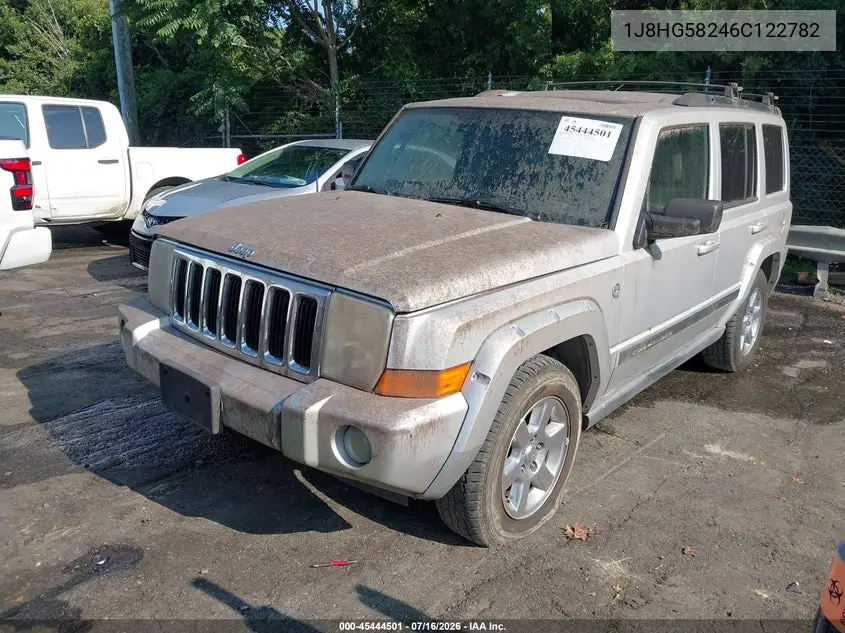 2006 Jeep Commander Limited VIN: 1J8HG58246C122782 Lot: 45444501