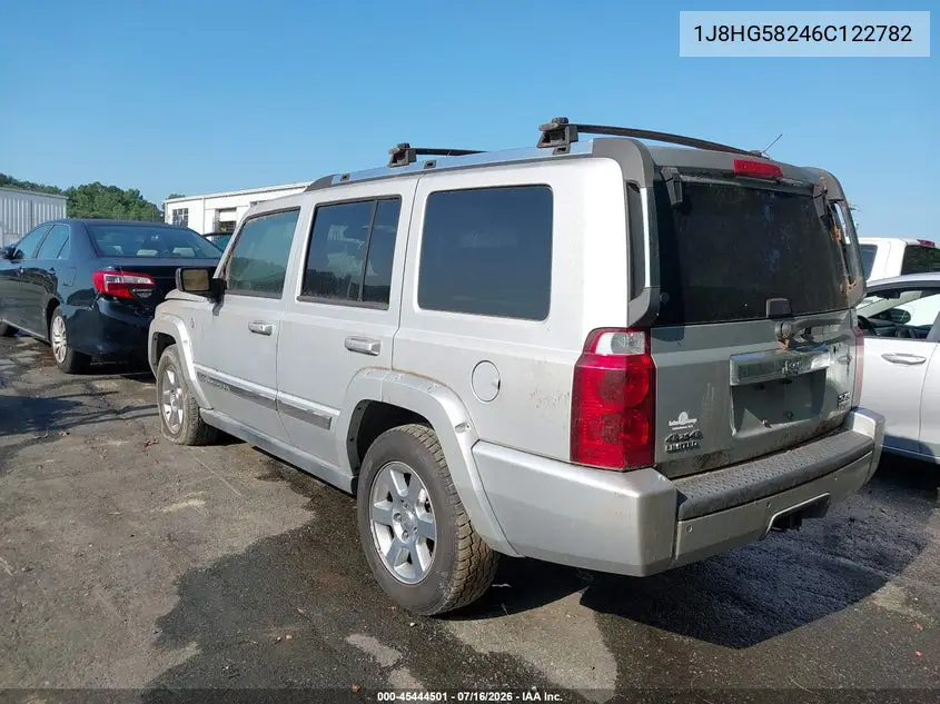 2006 Jeep Commander Limited VIN: 1J8HG58246C122782 Lot: 45444501